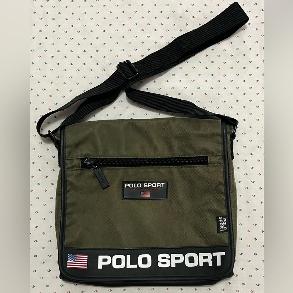 Y2K Vintage Polo Sport by Ralph Lauren Cross Body / 
Shoulder Messenger Bag
